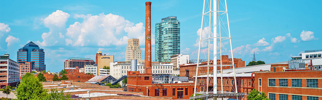 Durham city skyline