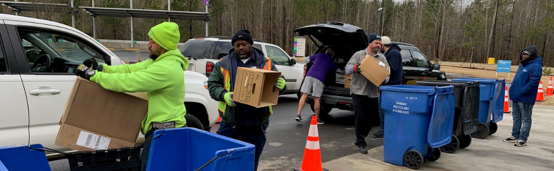 Shredding event at Northern Site