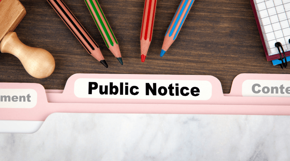 Public Notices Image